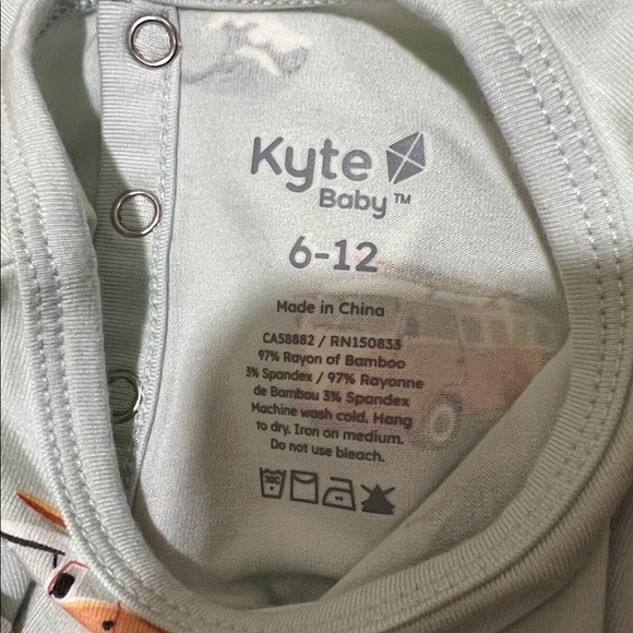 Kyte Baby Dew Surf twirl bodysuit dress size 6-12M - Picture 3 of 3